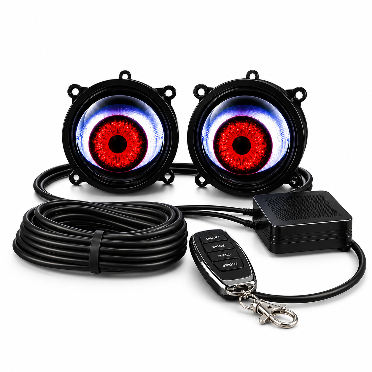 Demon Eye RGB Projector Kit - 33 Modes + Wireless Remote